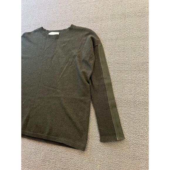 Brochu Walker Womens S Olive‎ Green Long Sleeve Knit Sweater Top - Picture 6 of 14